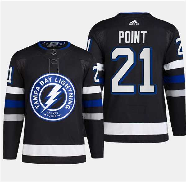 Mens Tampa Bay Lightning #21 Brayden Point Black 2024 Stadium Series Stitched Jersey Dzhi